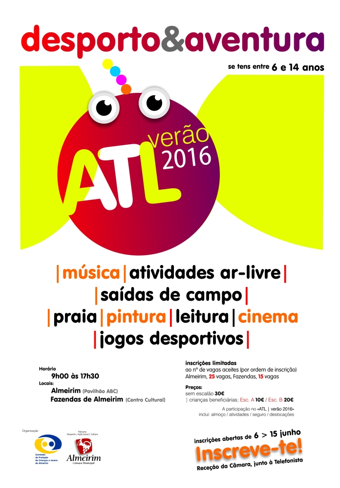 ATL verão 2016 cartaz