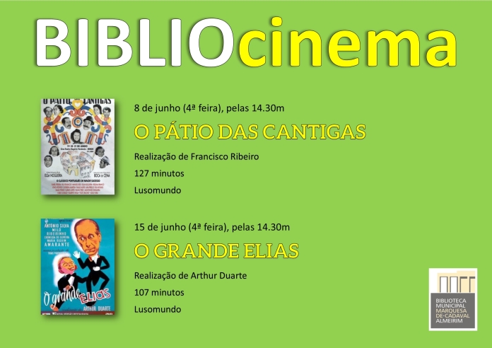 bibliocinema junho 2016