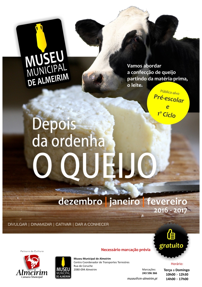 cartaz queijo museu