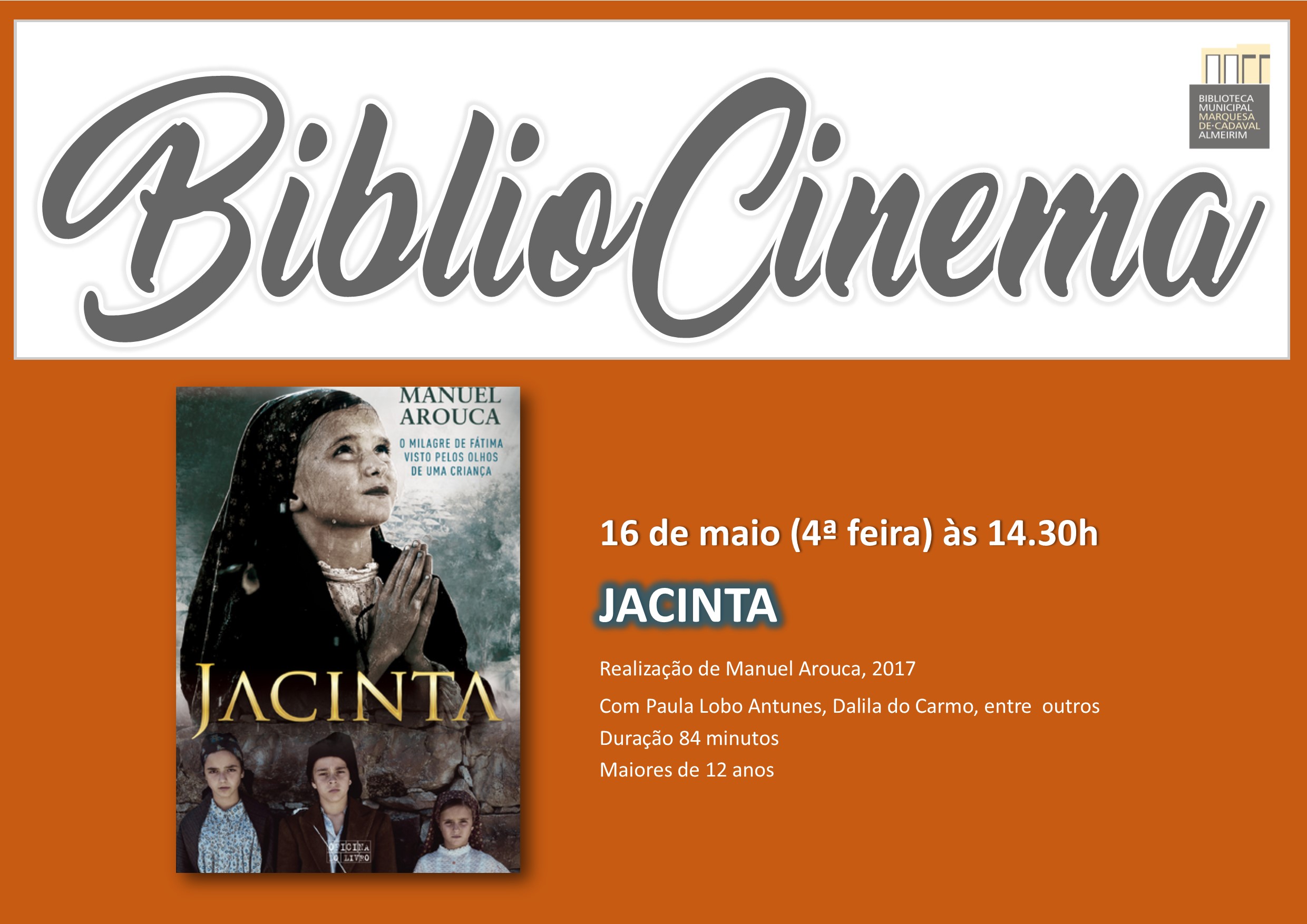 bibliocinema MAIO 2018