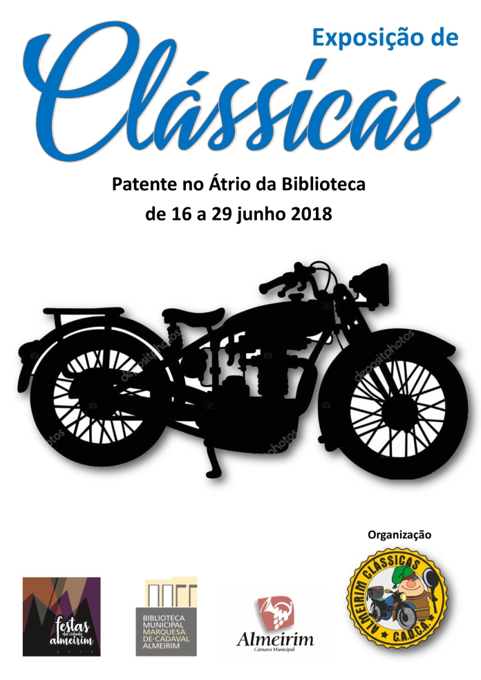 cartaz exposição motos