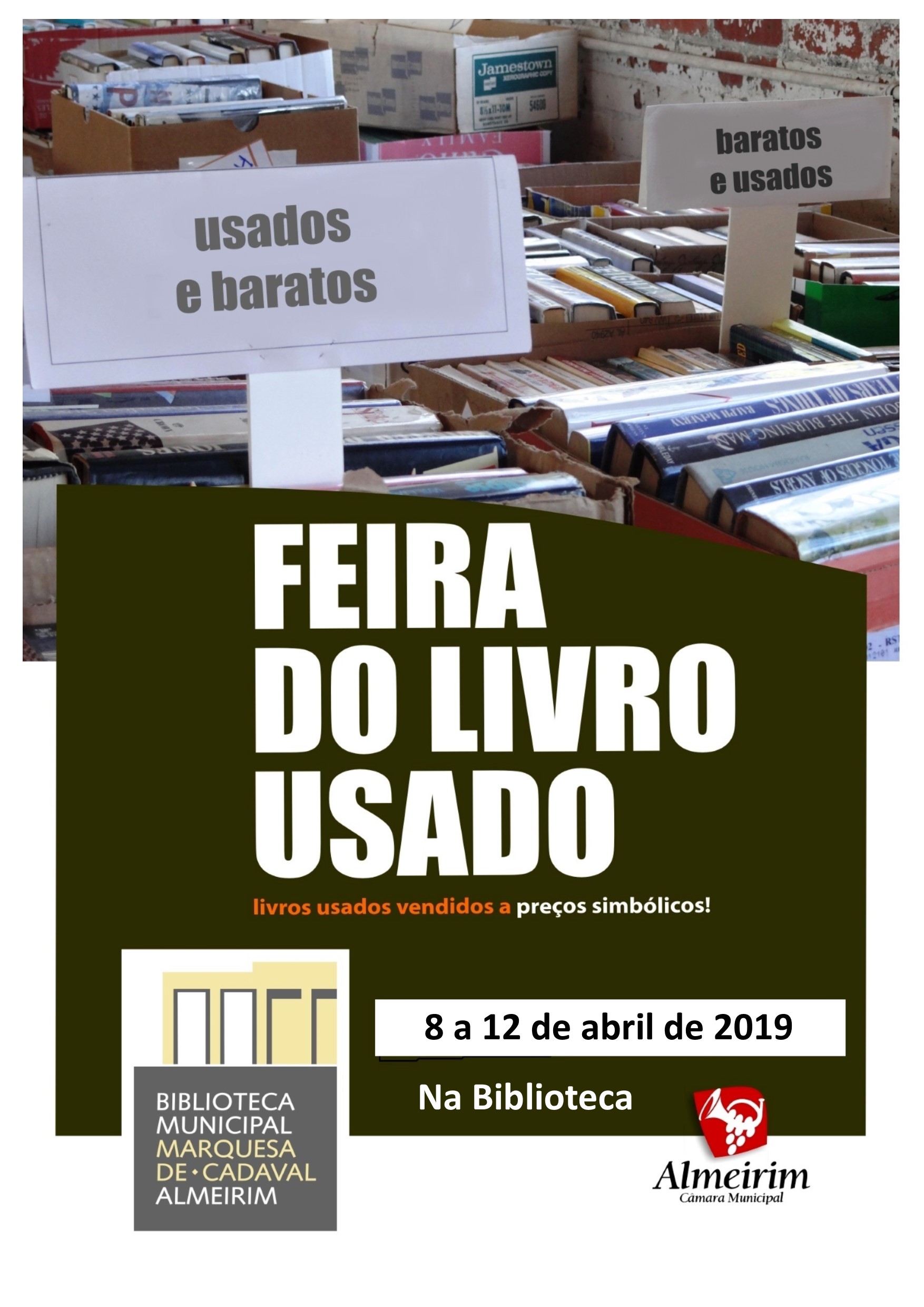 feira livro usado 2019