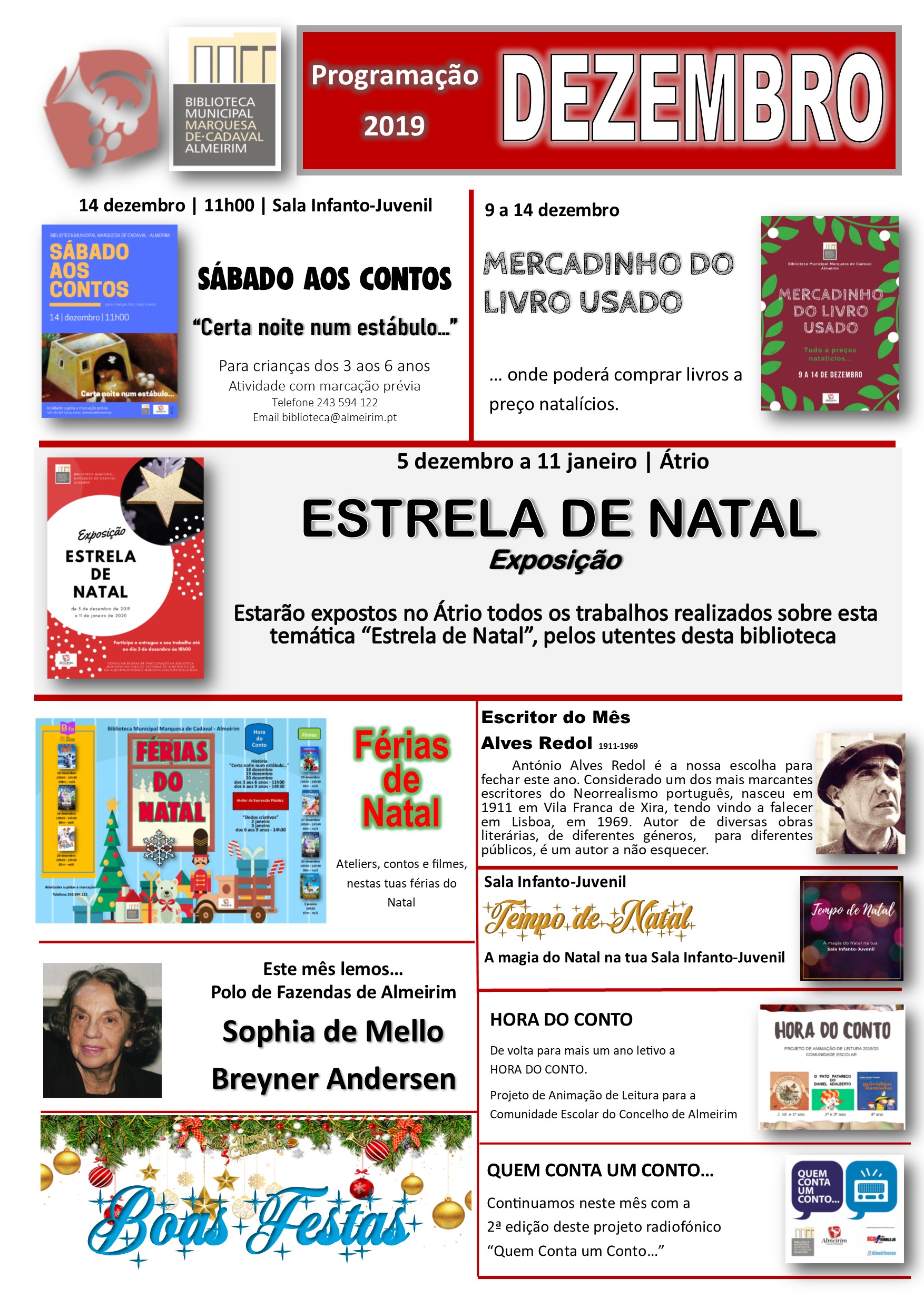 programação da biblioteca dezembro 2019