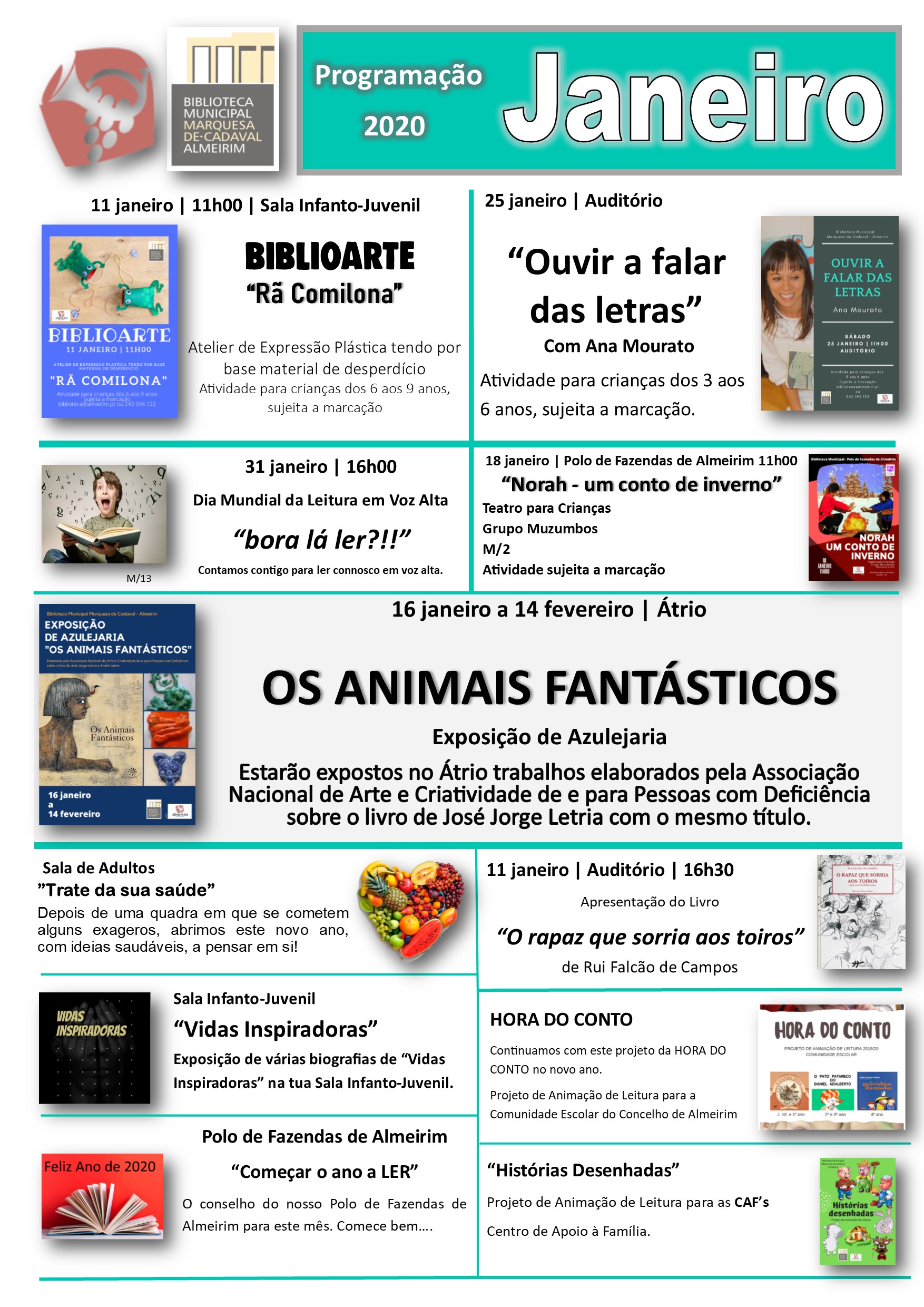 programação da biblioteca janeiro 2020