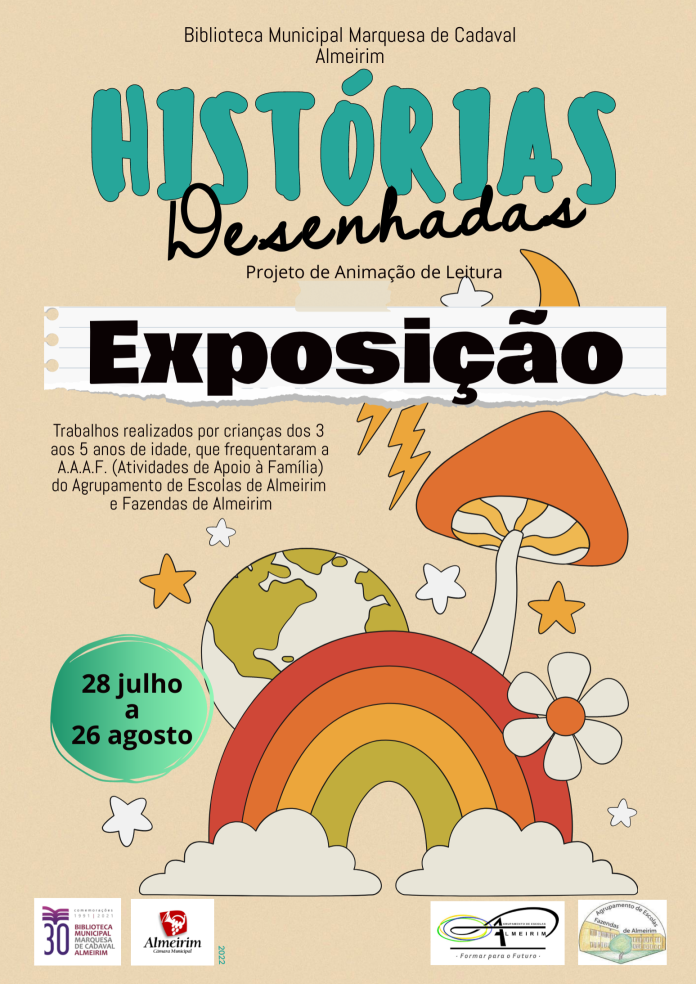 exposição de historias desenhadas