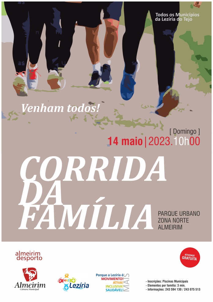 Cartaz Corrida da Familia 2023