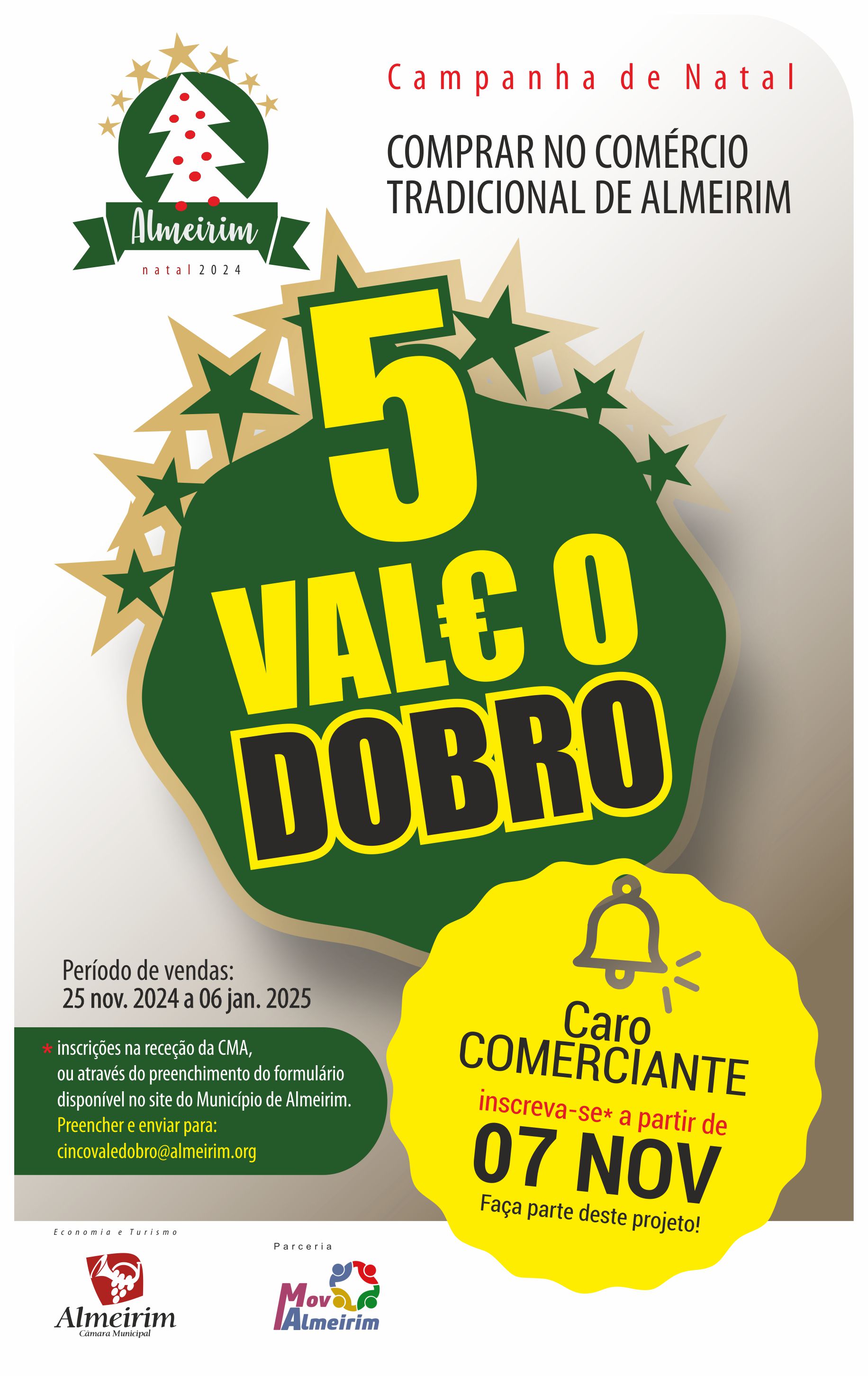 5 vale o dobro 2024 comerciante