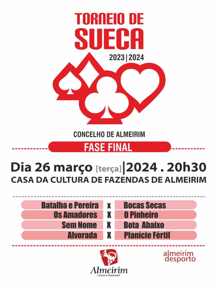 sueca torneio 2024 info fase final