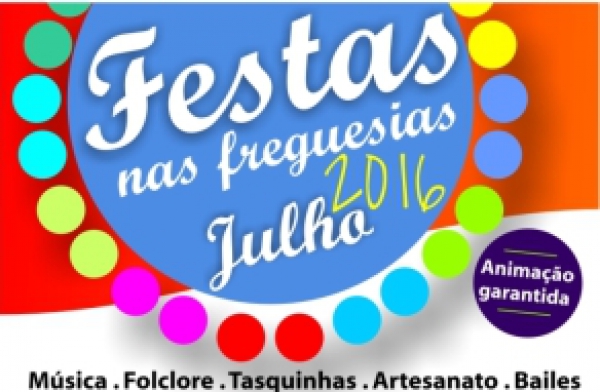 Festas nas freguesias Julho 2016